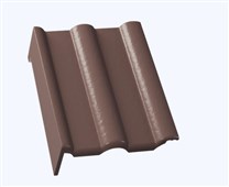 KMB BETA Briliant taška pultová okrajová levá hnědá